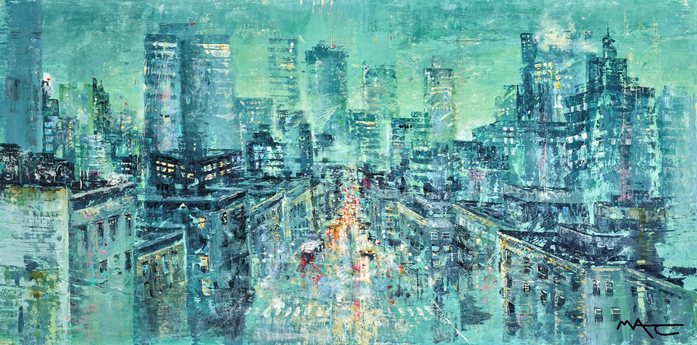 Downpouring in Downtown