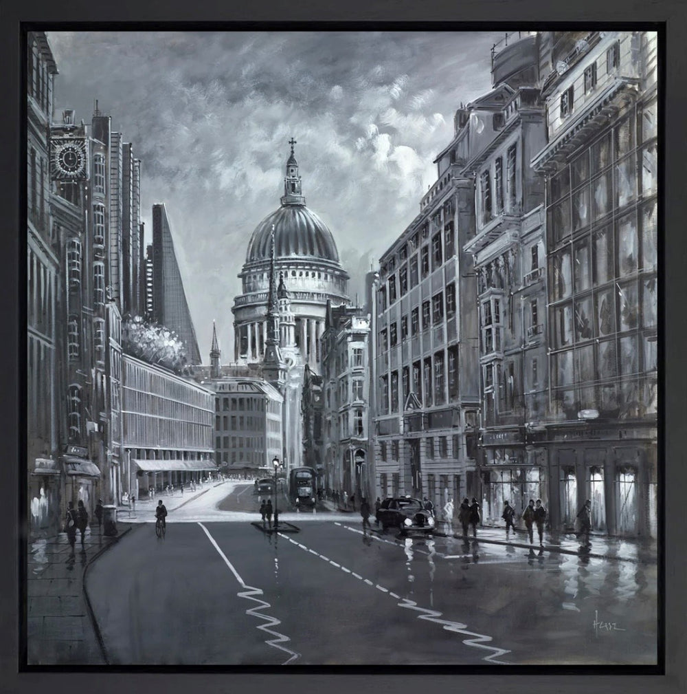 A Quiet City Day (Framed)