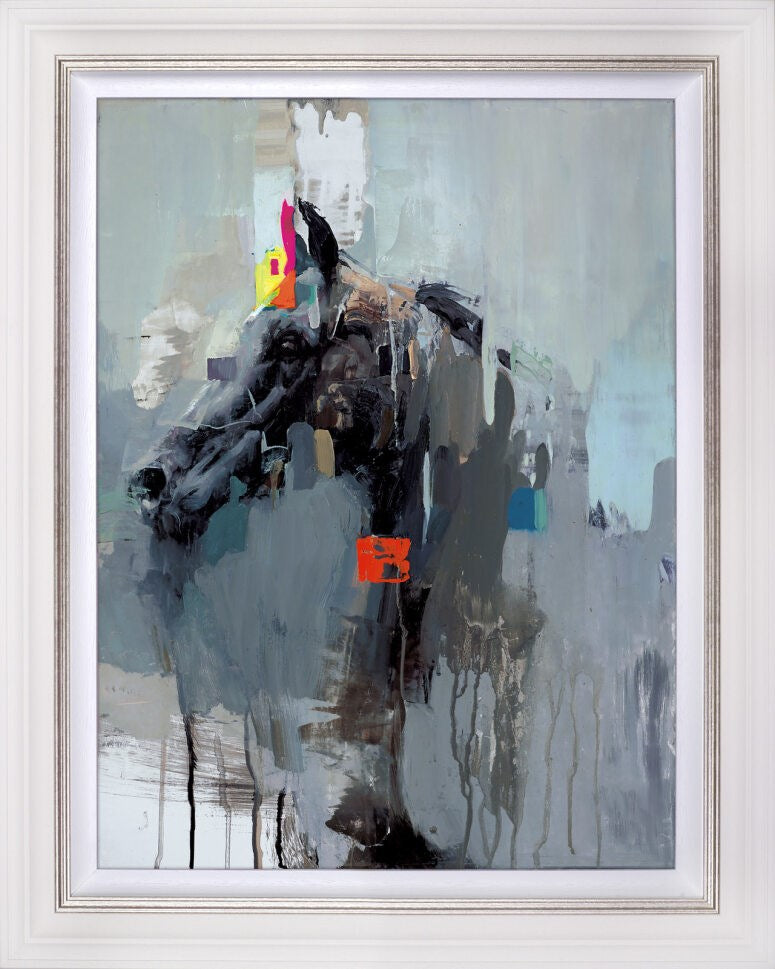 La Idea de una Cabeza de Caballo (Canvas) (Framed)