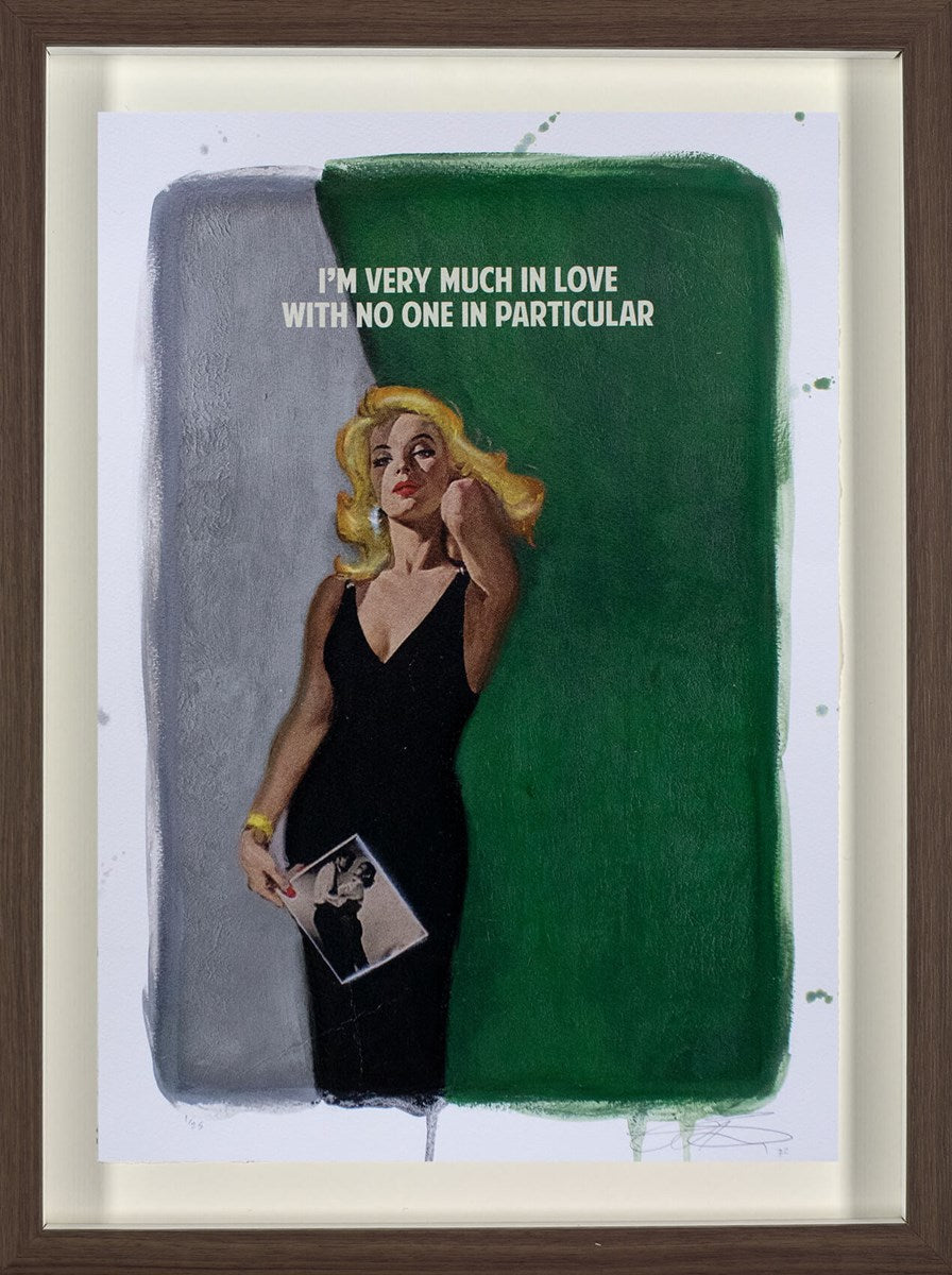 I'm Very Much in Love (Green) (Framed)
