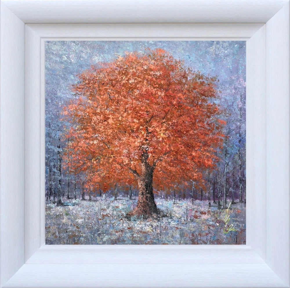 Golden Brown Tree (Framed)