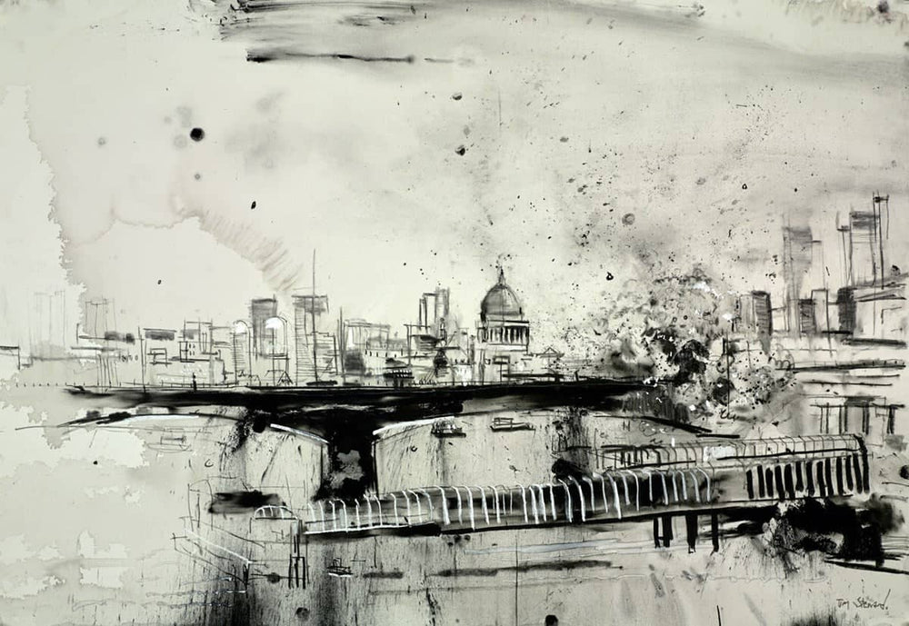 St Pauls and Waterloo Bridge II