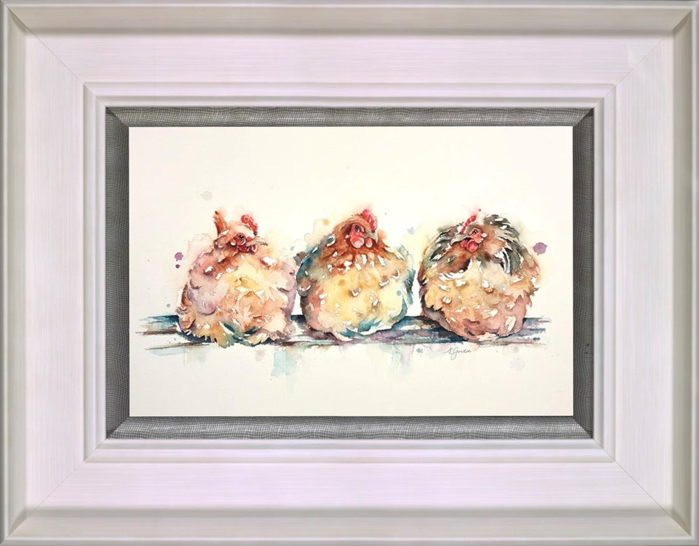 Roosting Ladies (Framed)