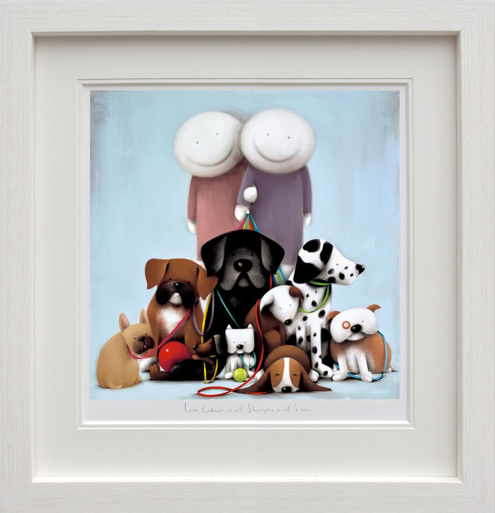 Love Comes in All Shapes and Sizes (Framed)