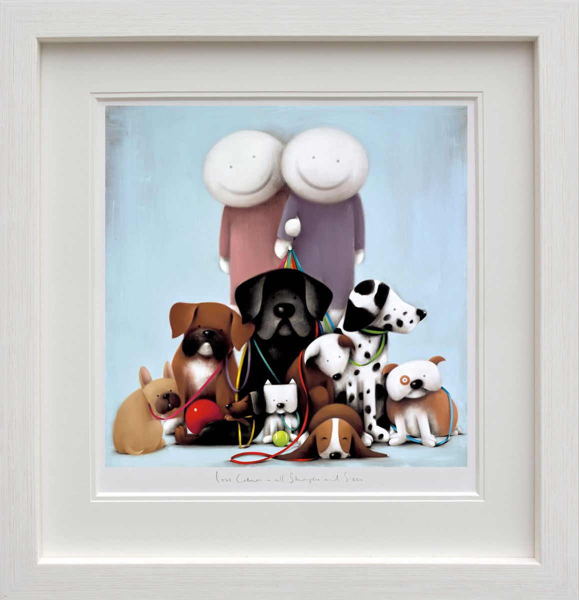 Love Comes in All Shapes and Sizes (Framed)
