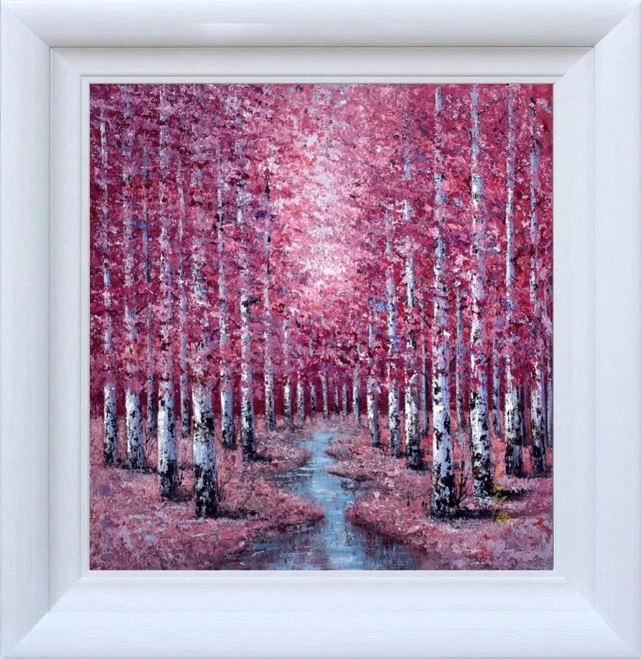 A Calm Forest Stream III (Framed)
