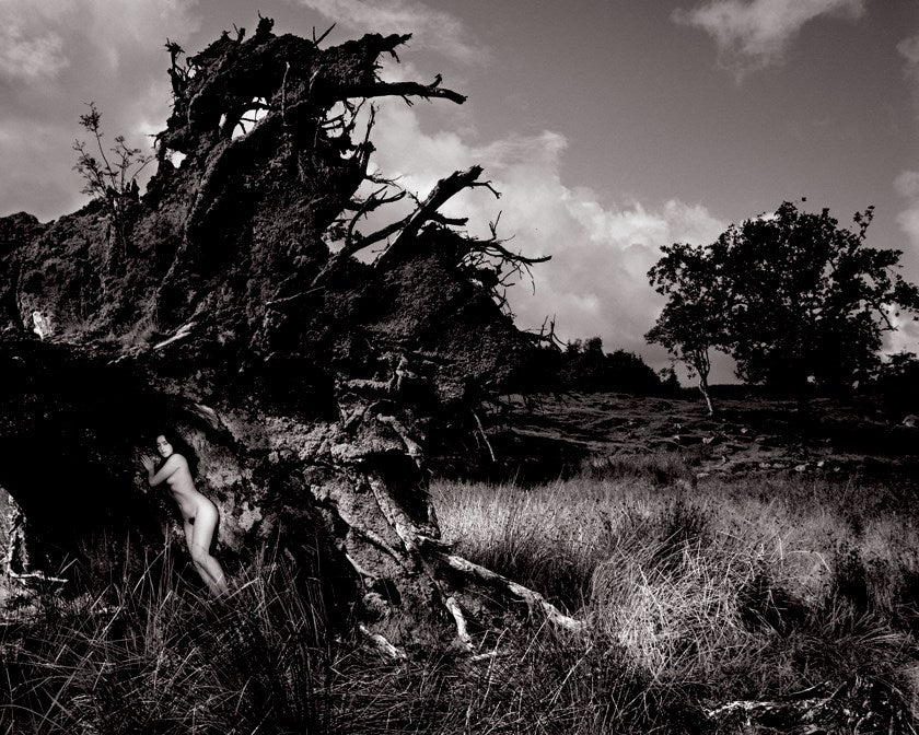Becky in Uprooted Tree, 1984