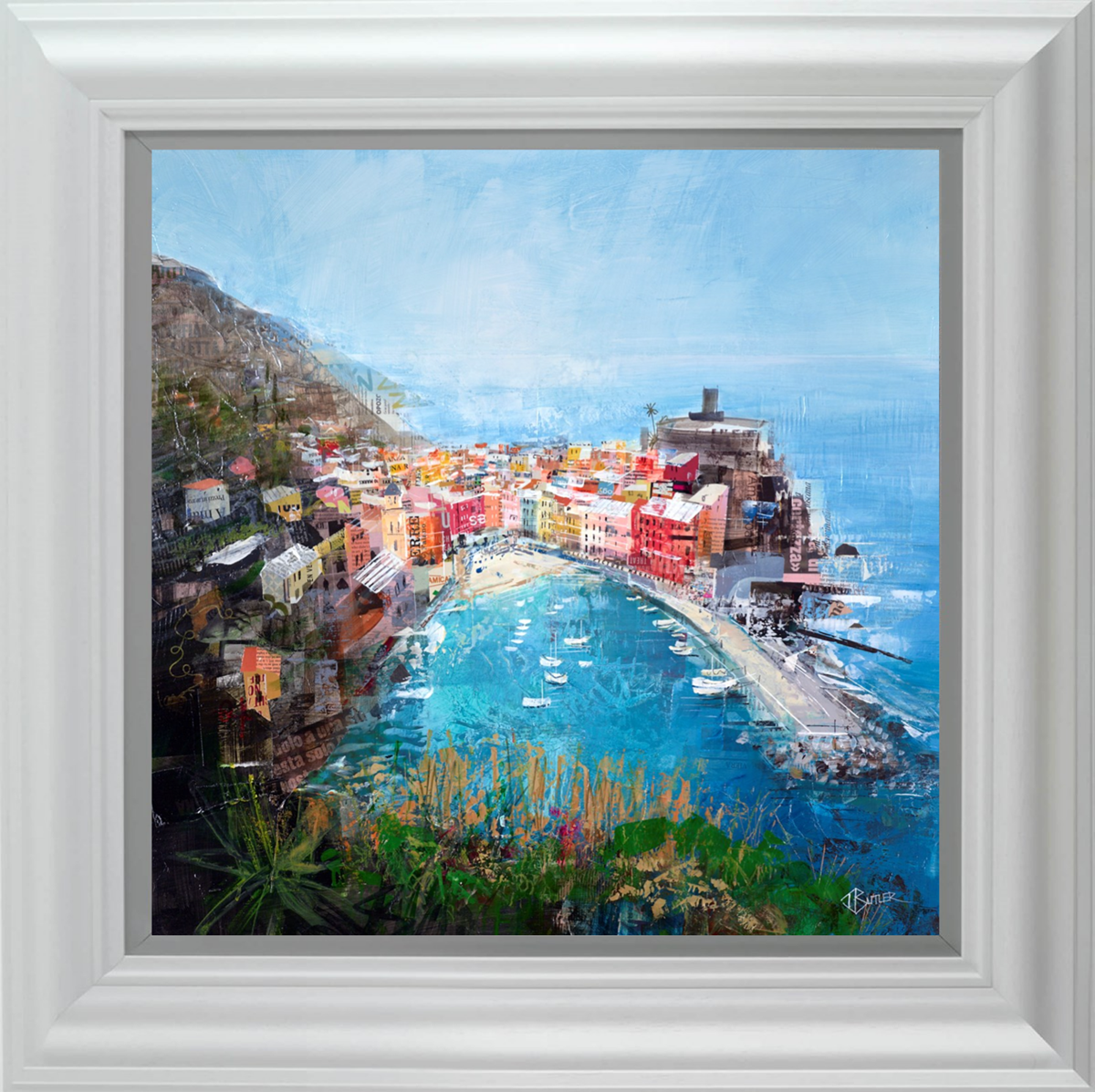 View of Vernazza (Framed)