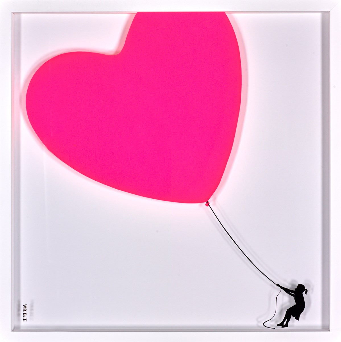 Balloon Heart- Pink