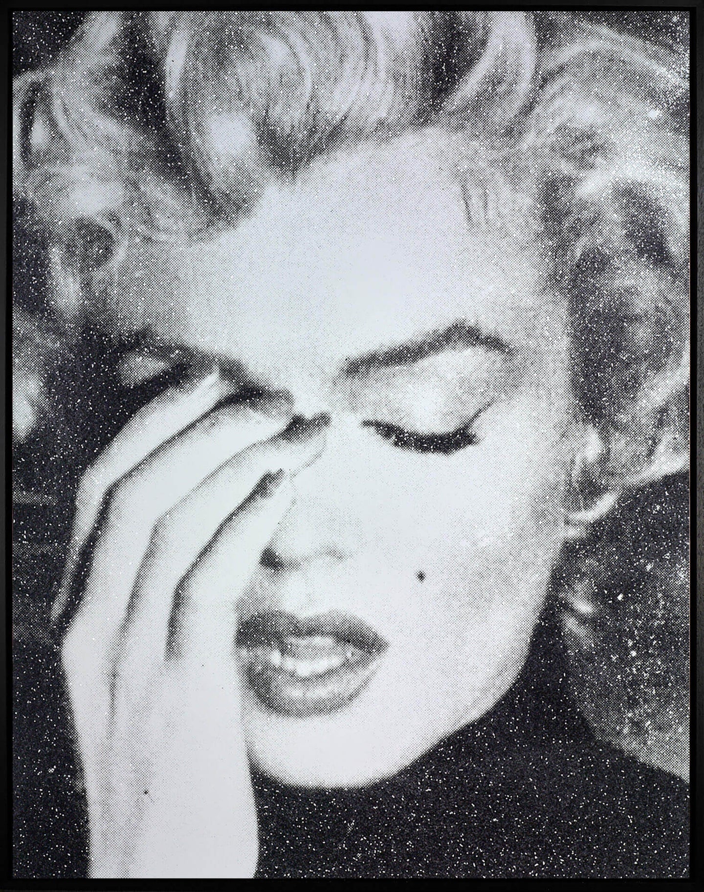 Marilyn Crying Black & White
