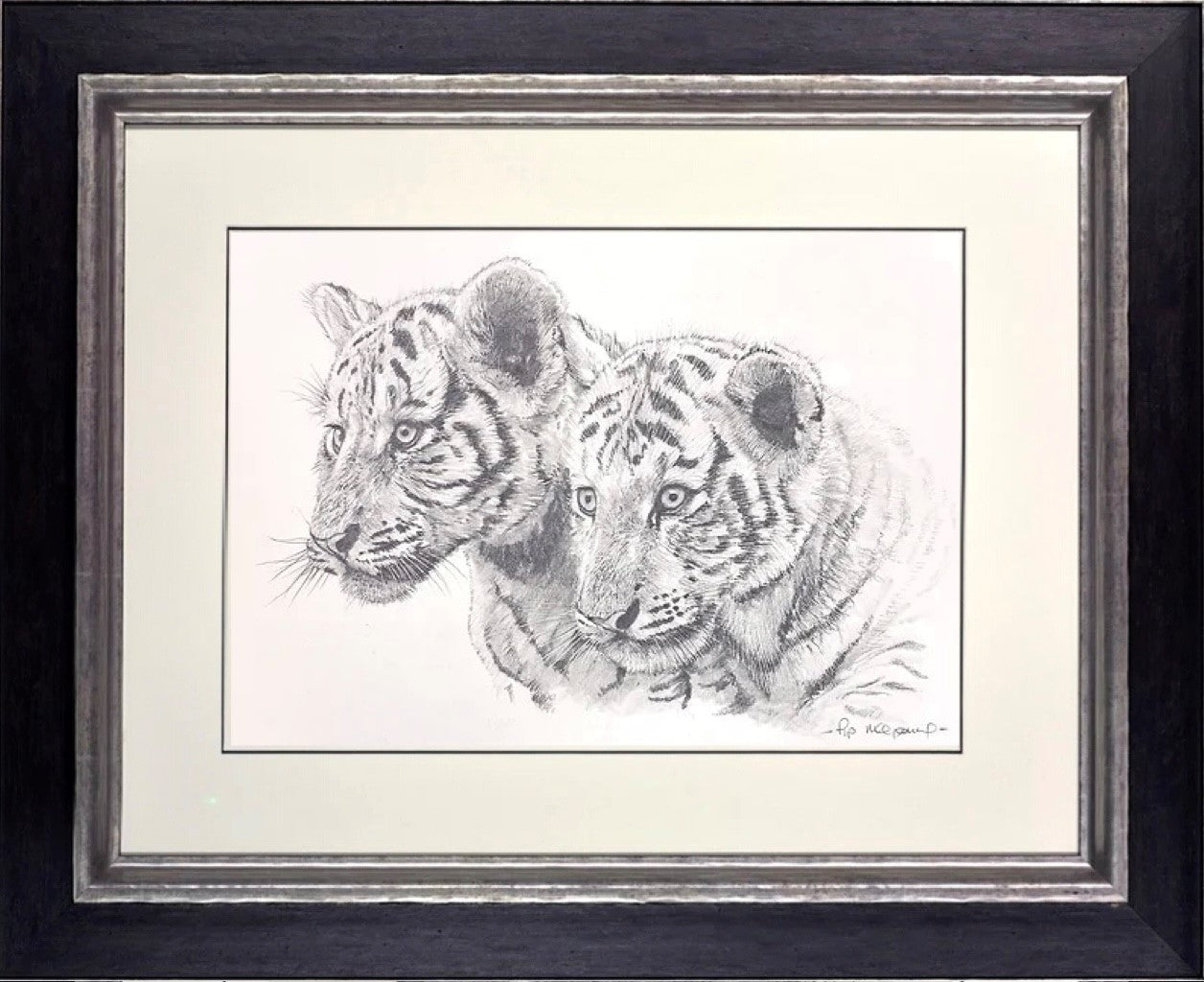Two White Tiger Cubs