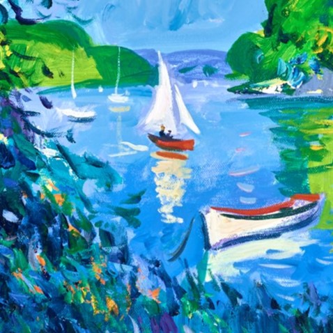 A Great Day Sailing (Helford Village)