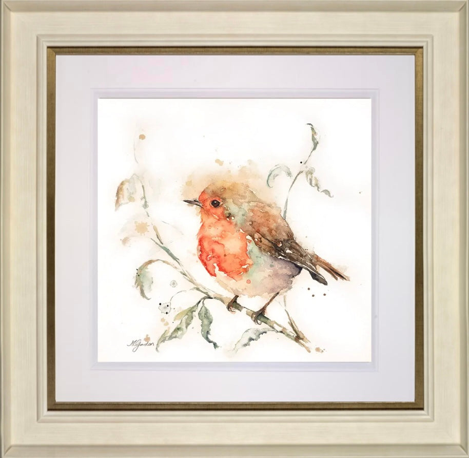 Robin On A Twig