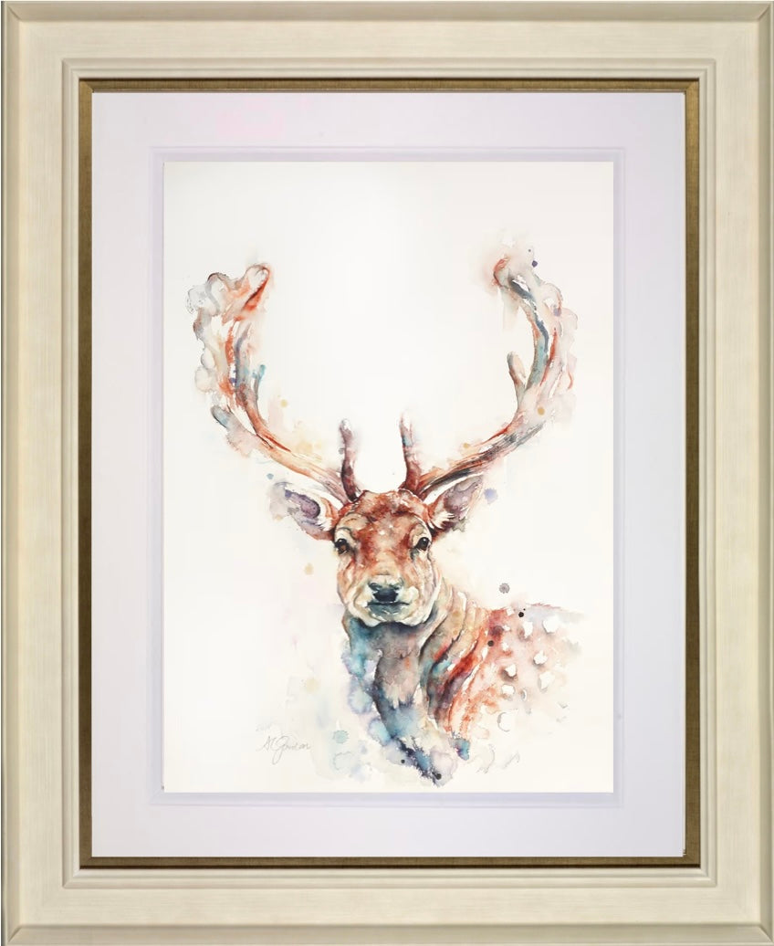 Portrait Of A Fallow Stag