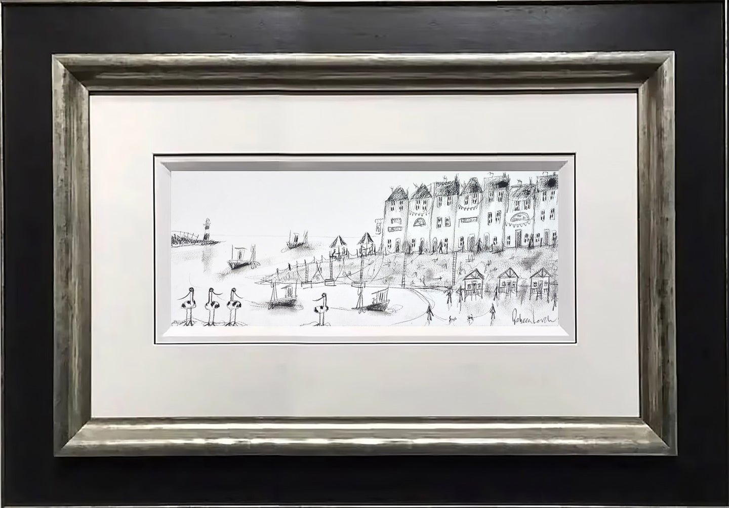 Houses At The Harbour (Sketch)