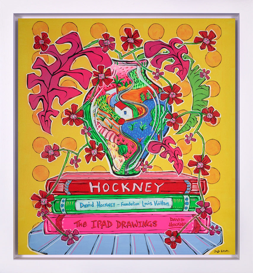 Hockney's Canyon Road