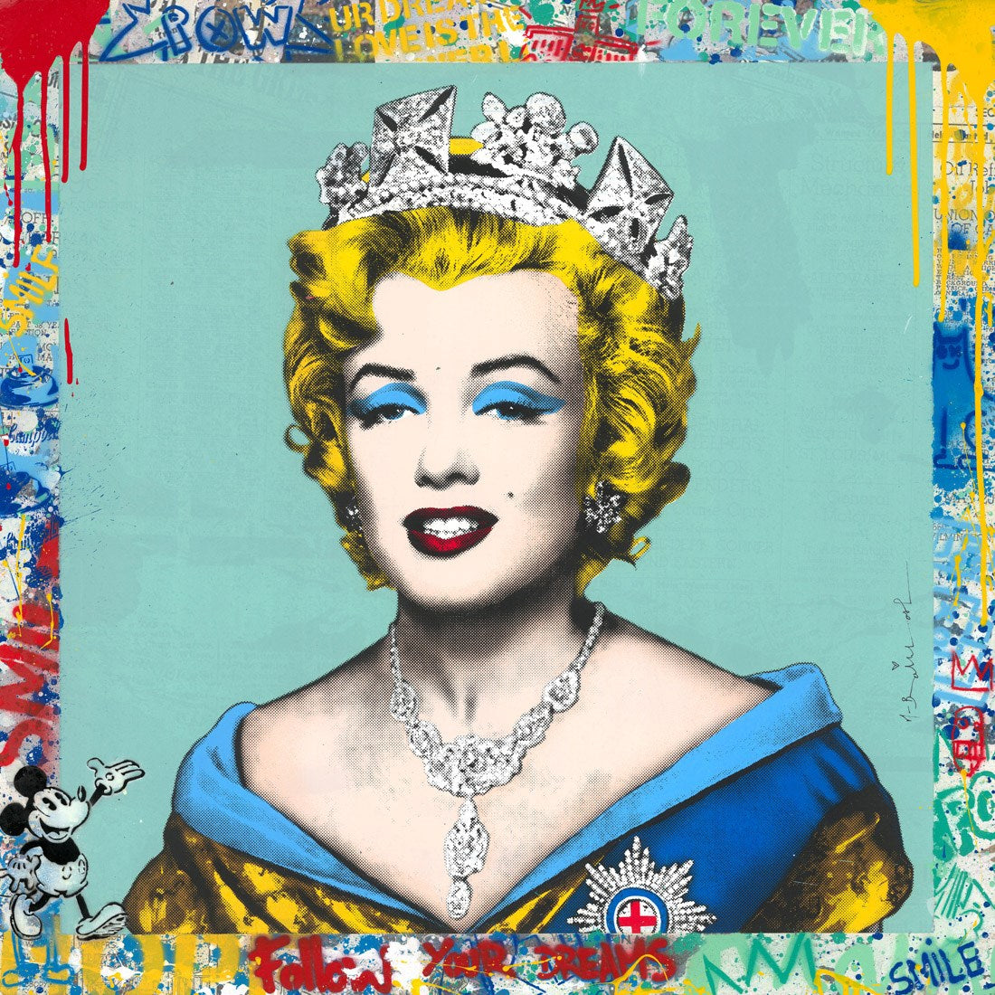 Queen Marilyn - Blue