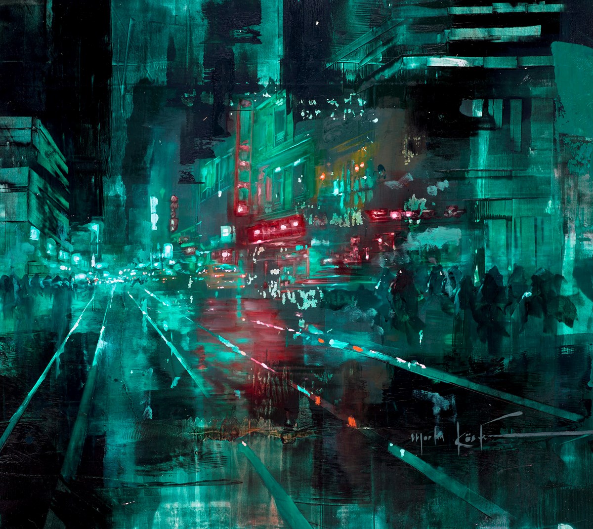 New York Colours in the Night II