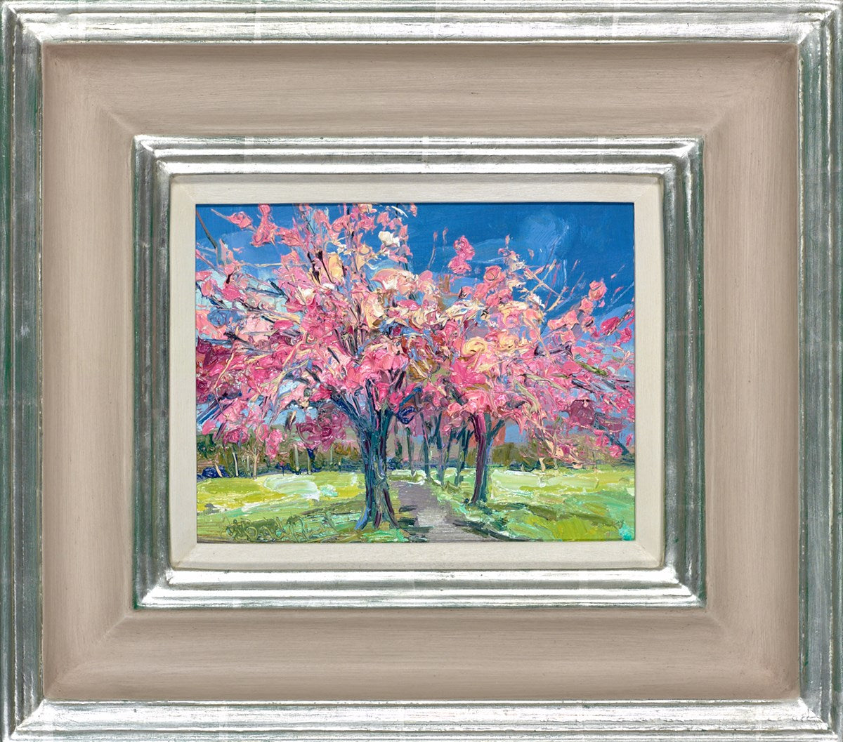 Blue Sky and Cherry Blossoms