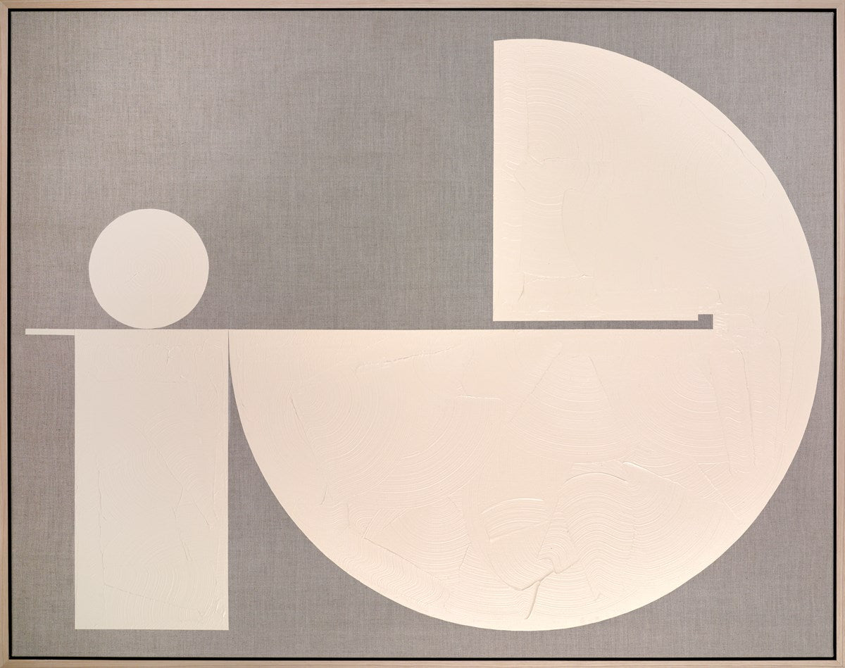 Linen Geometric Cream V
