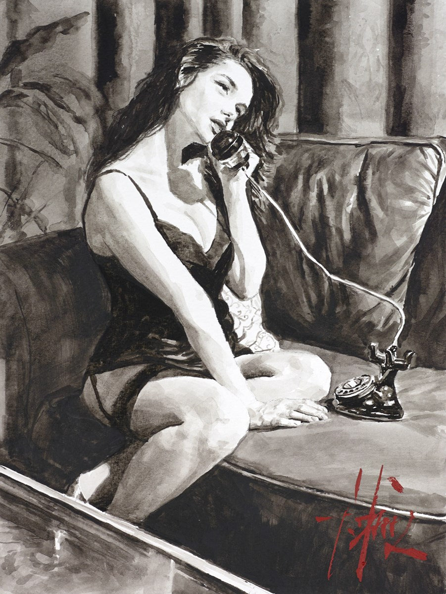 Eugenia with Phone