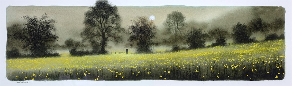A Walk Through Buttercup Meadow (study)