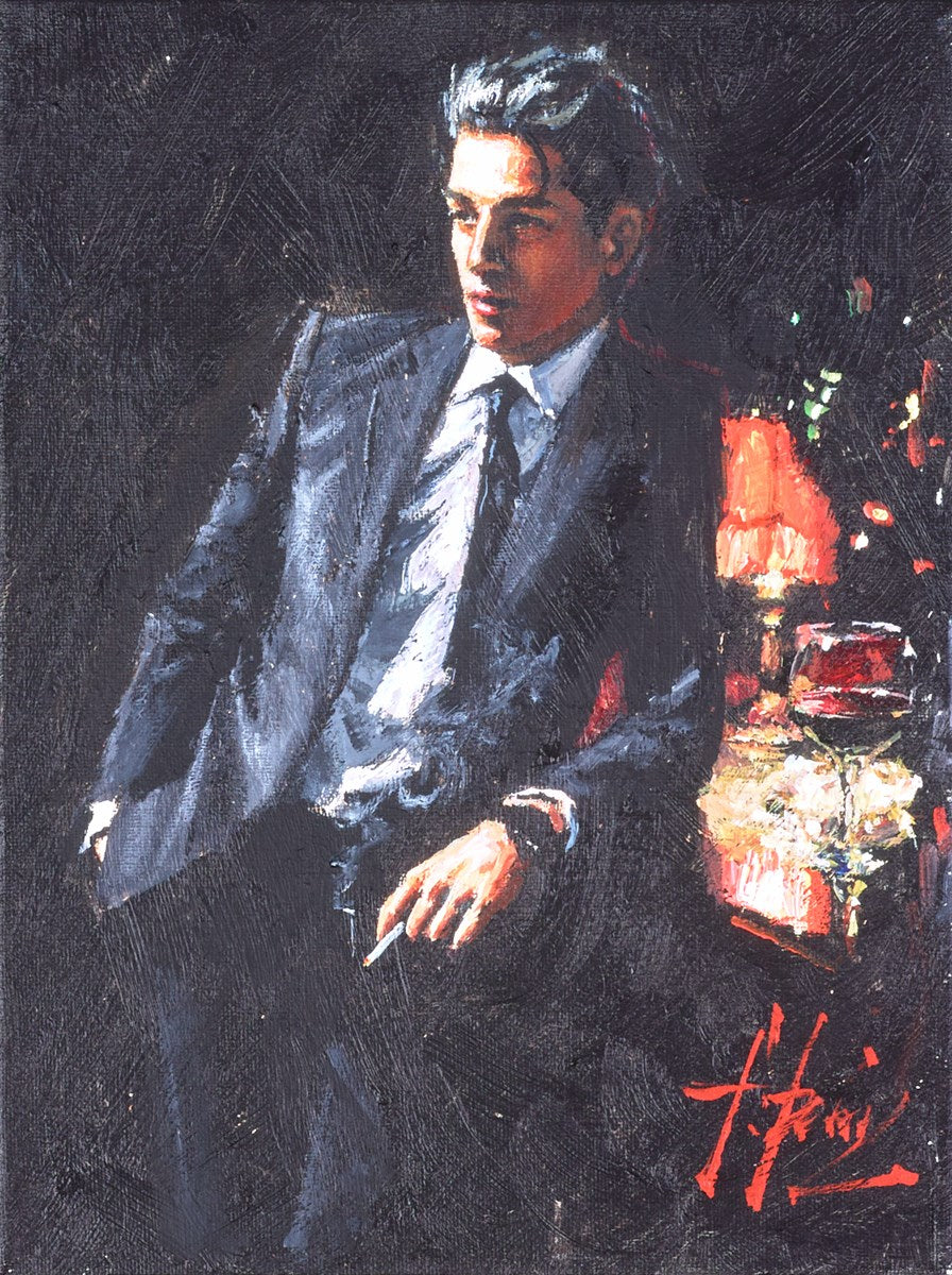 Black Suit and Red Wine II