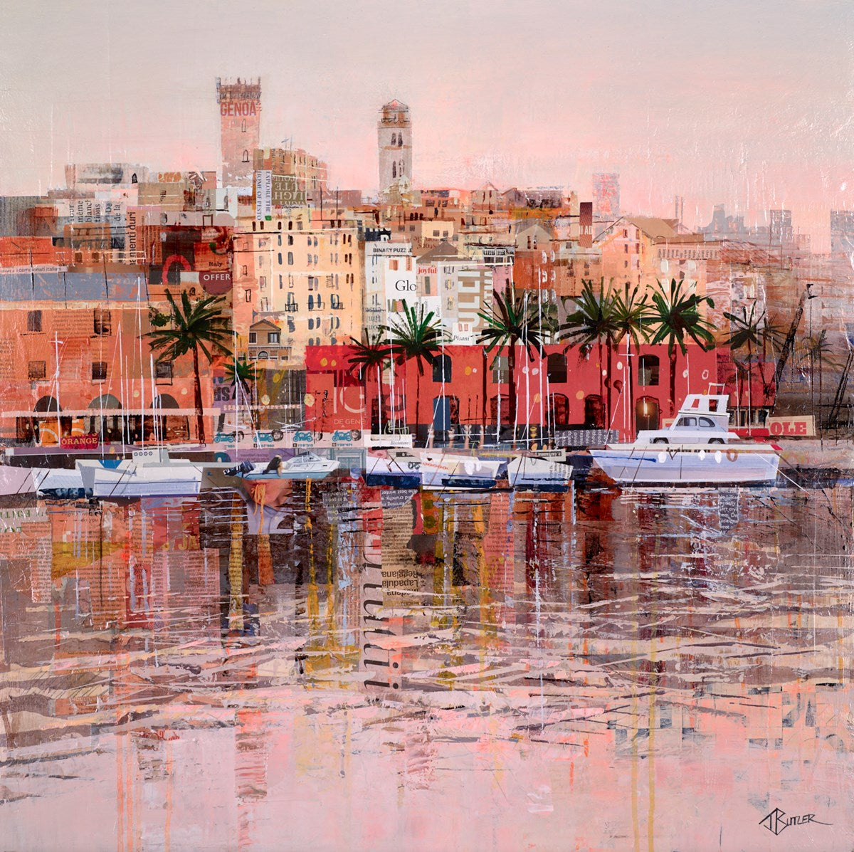 Sunset Ripples , Genoa