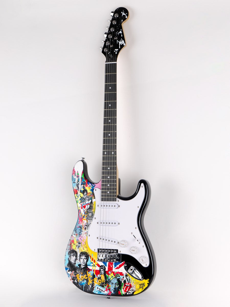 Rock & Roll - Guitar (Framed)