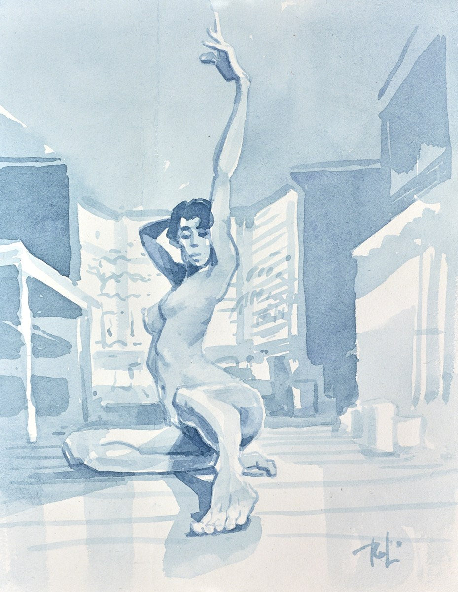 Rebecca in the Studio