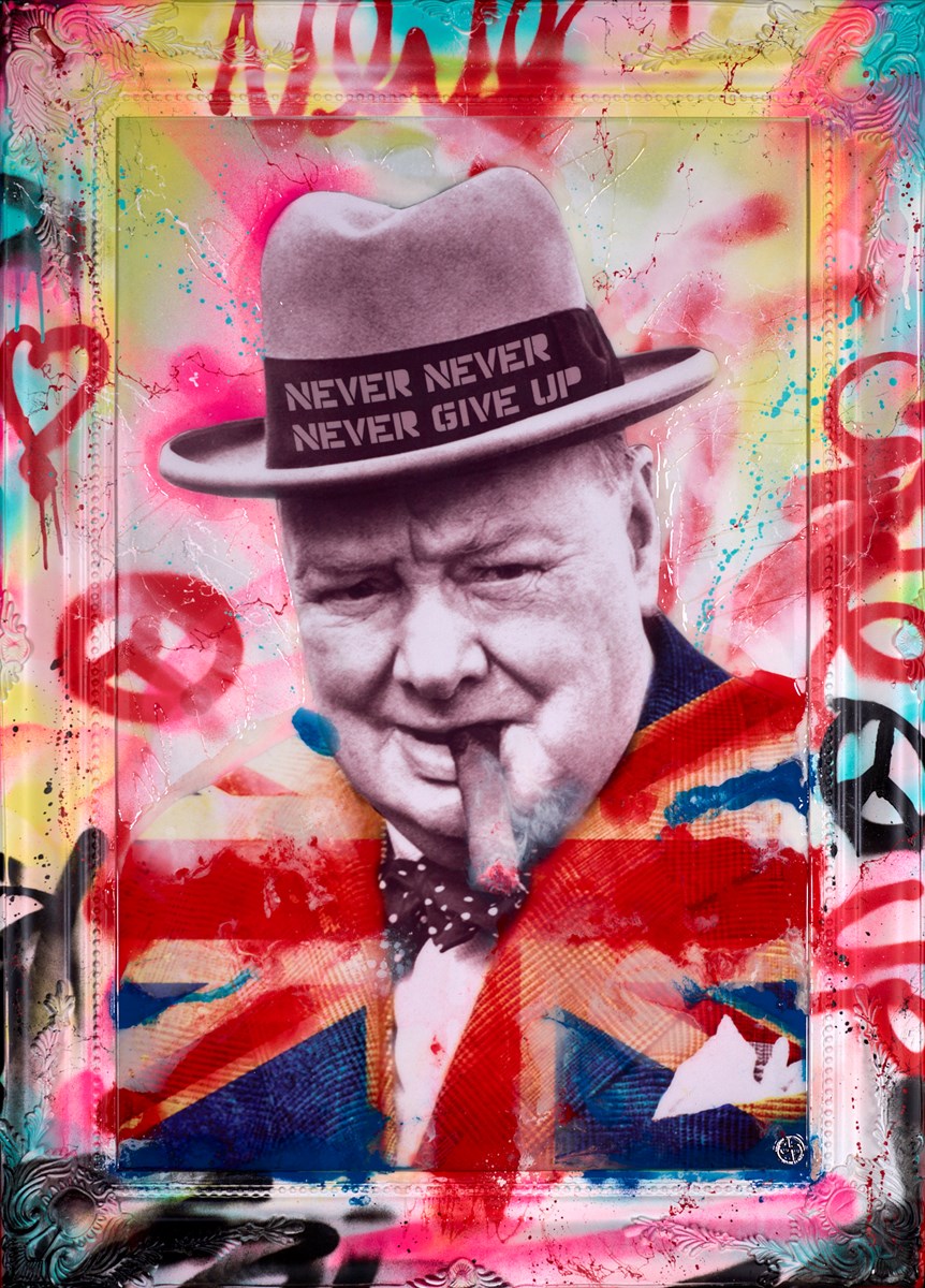 Winston Churchill - Never Give up