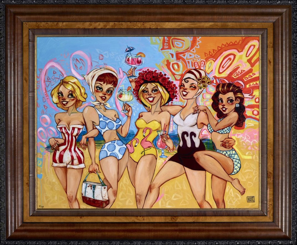 Beach Blankets (Framed)