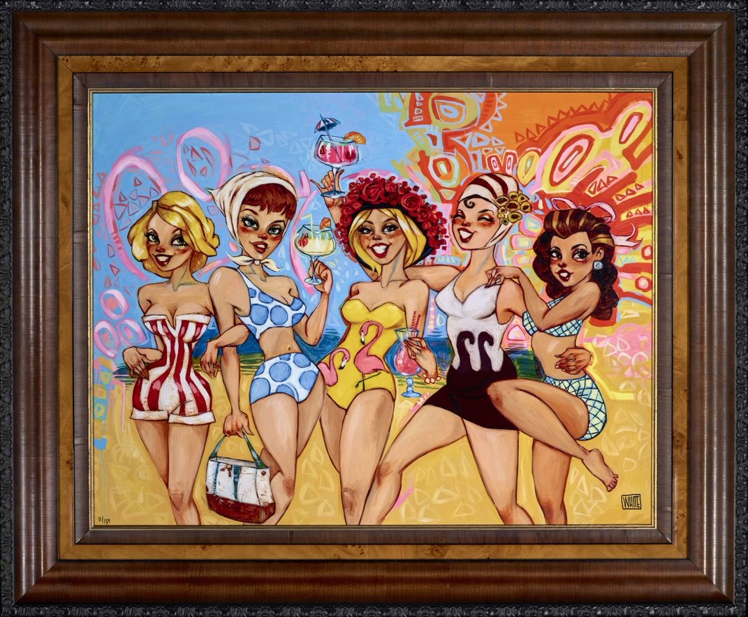 Beach Blankets (Framed)