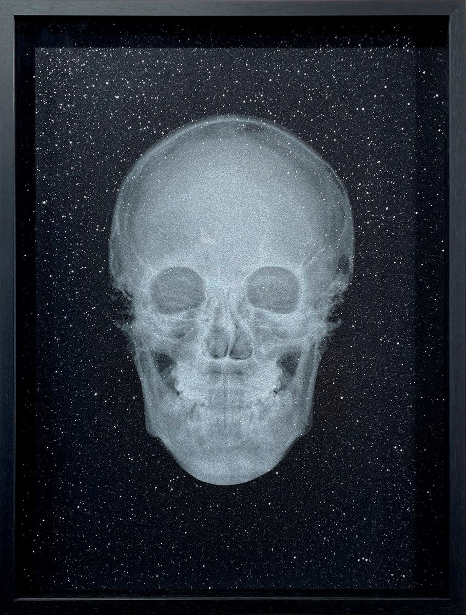 Crystal Skull (White on Black)