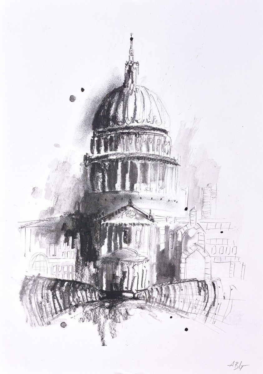 St Paul's Cathedral , London II (sketch)