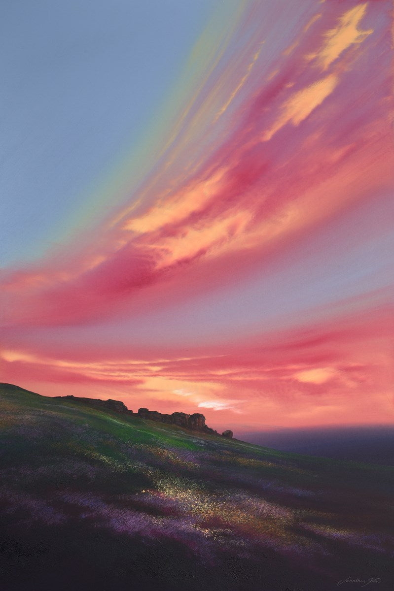 Ilkley Moor at Twilight