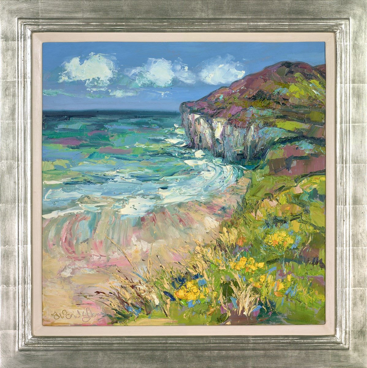 Primroses at Flamborough Head