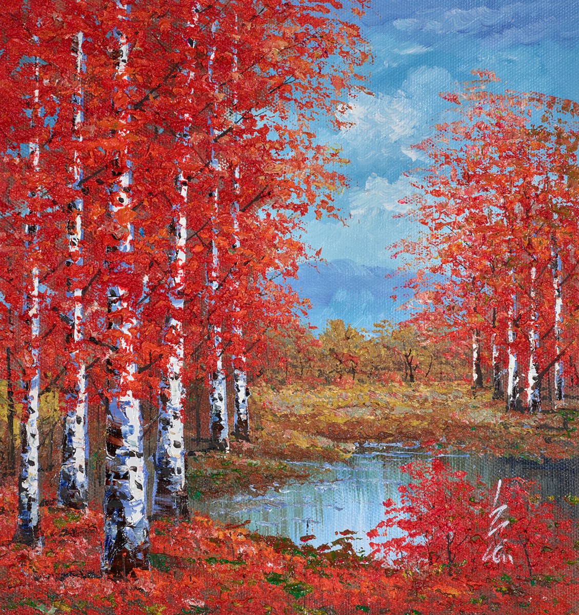 Among the Birches V