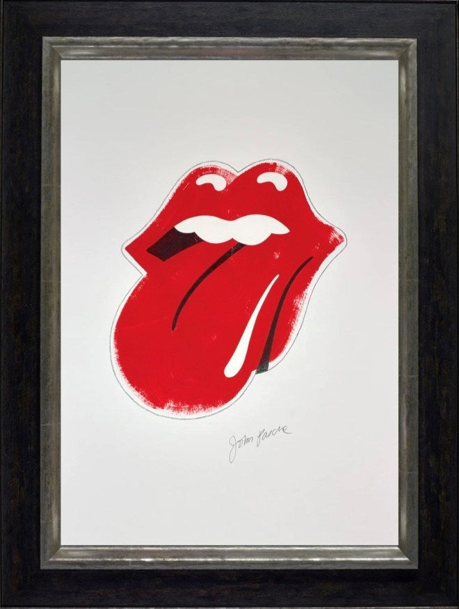 Rolling Stones Logo (Framed)