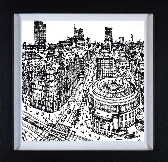 Beyond St Peter's Square, Manchester (Framed)
