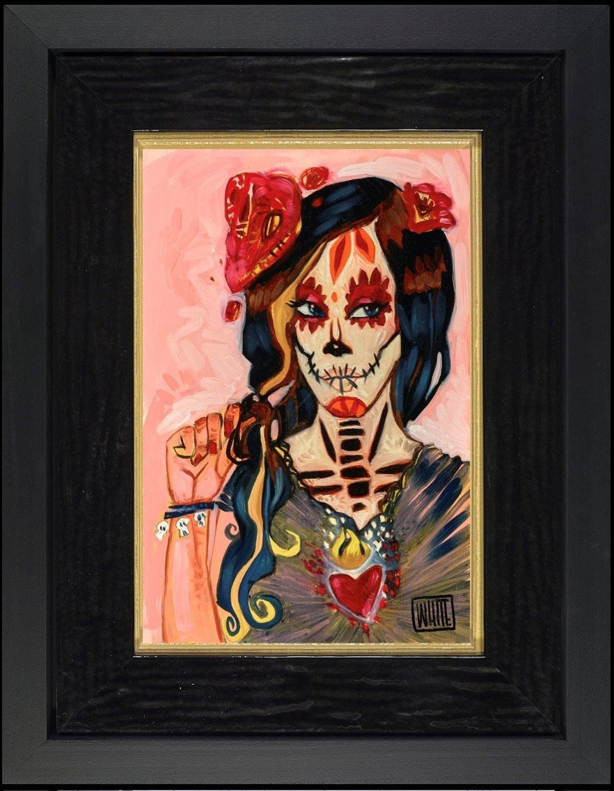 Burning Hearts (Framed)