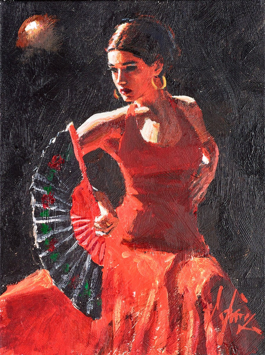 Celina con Abanico II