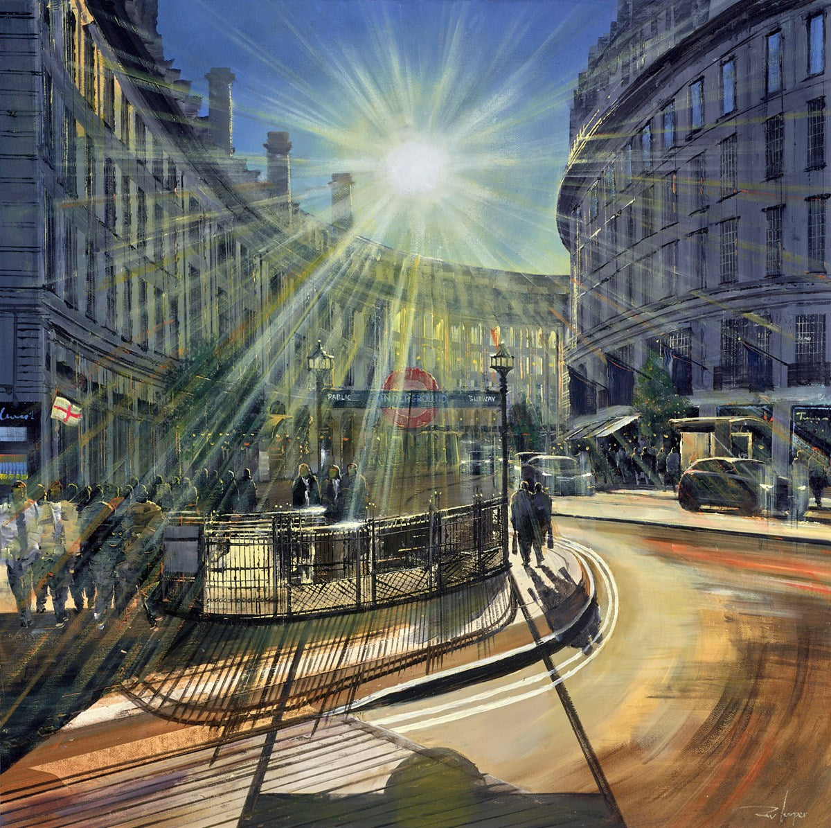 Sunrays over the Regent