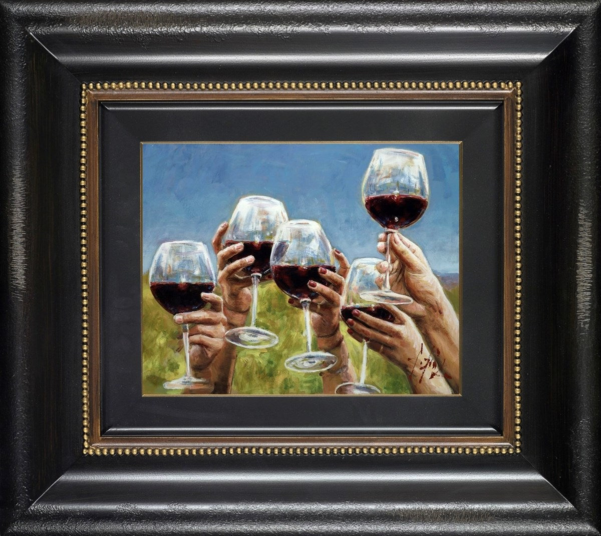 Vino En El Cielo (Framed)