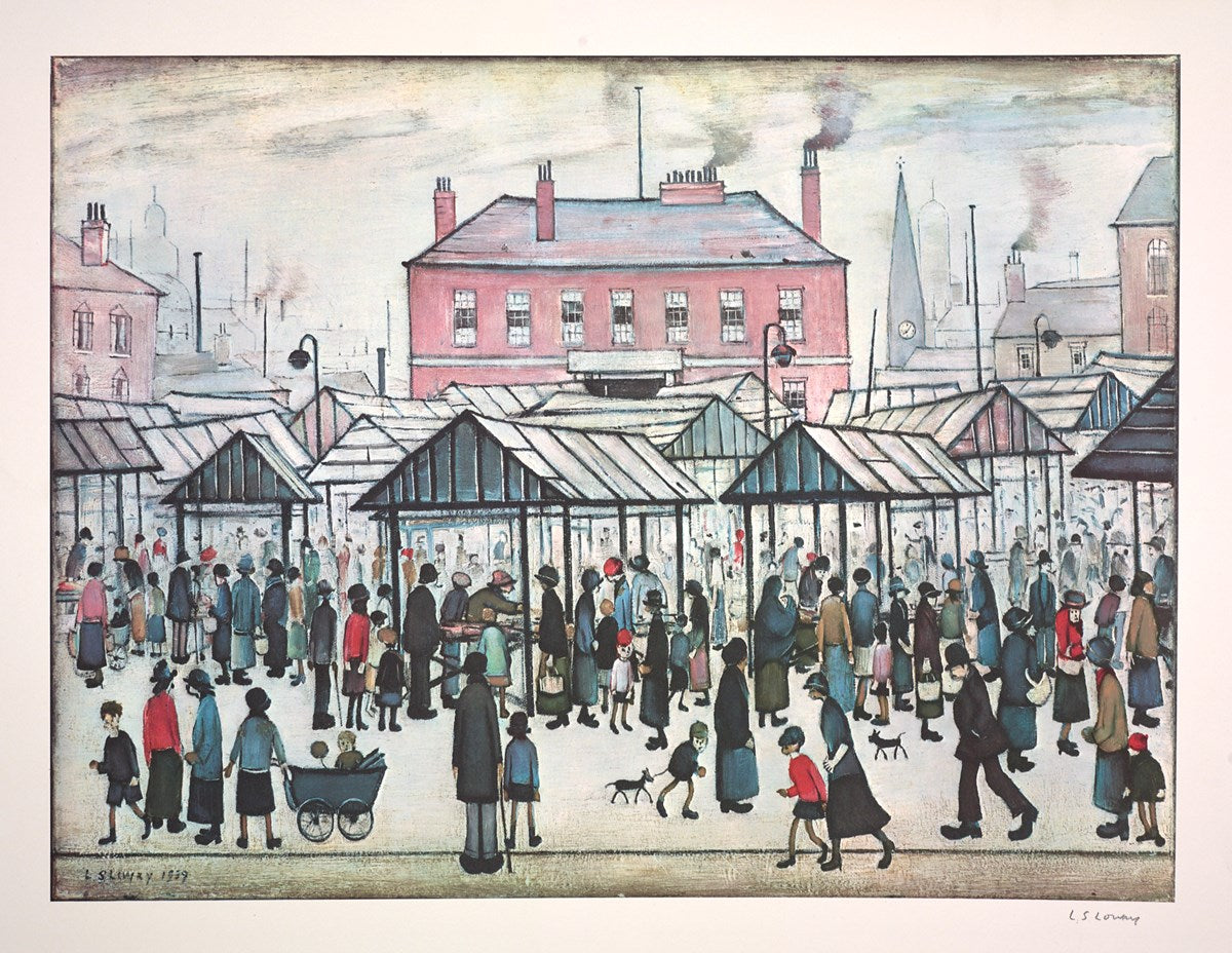 Market Scene in a Northern Town