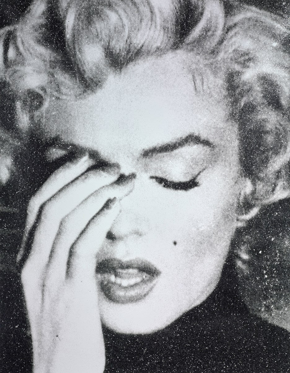 Marilyn Crying Black & White