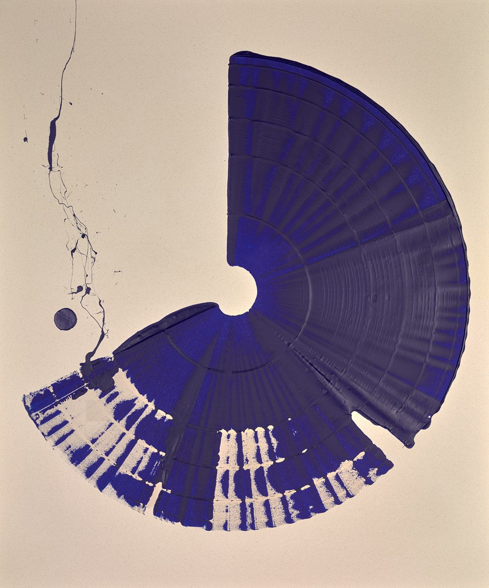 Large Brushstroke II (blue)