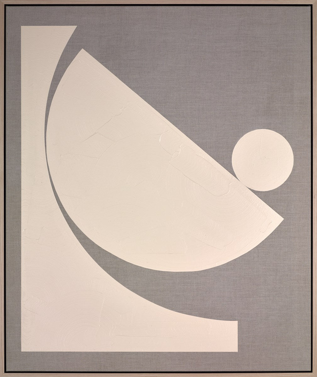 Linen Geometric Cream IV