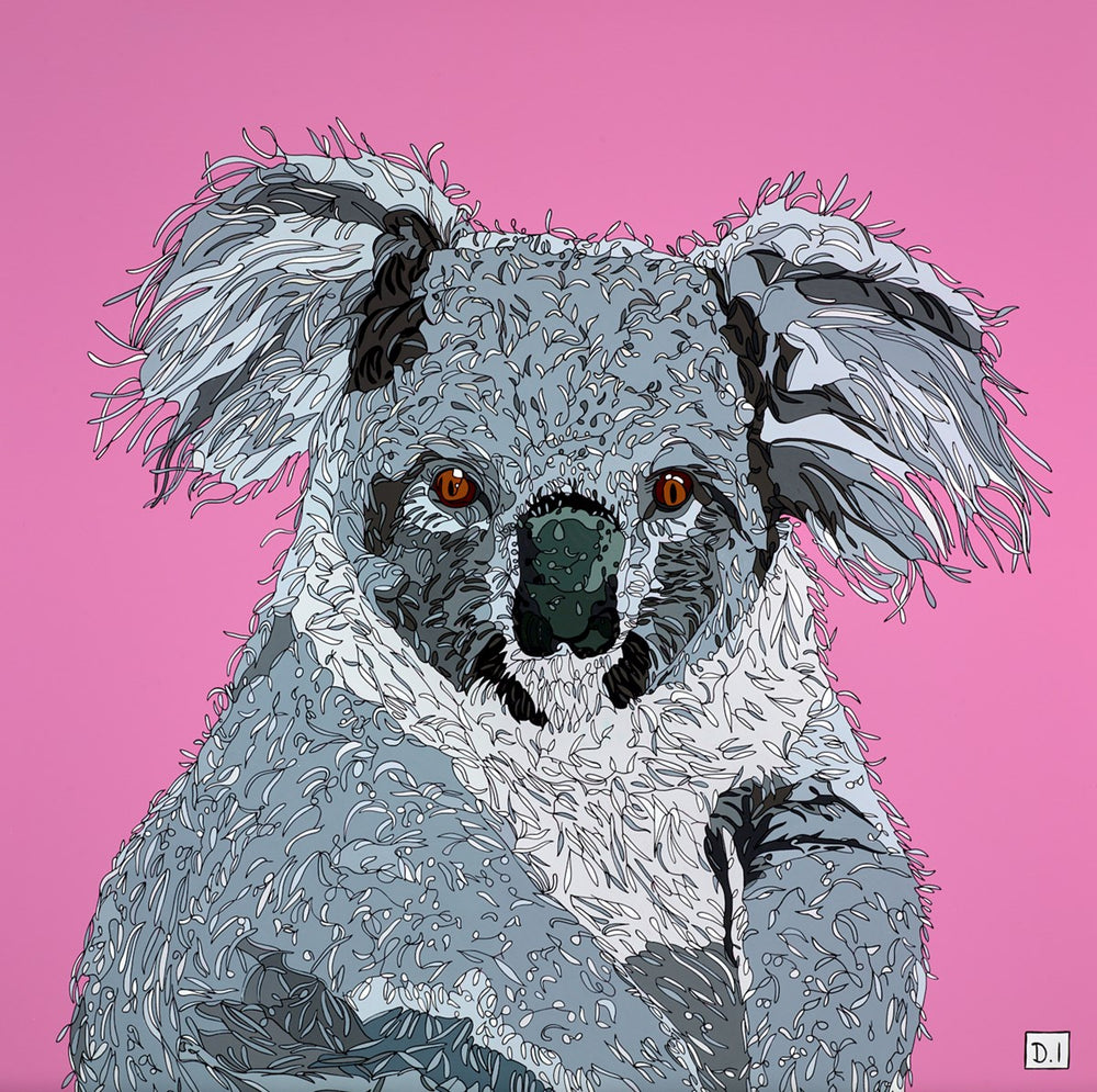 Koala on Pink