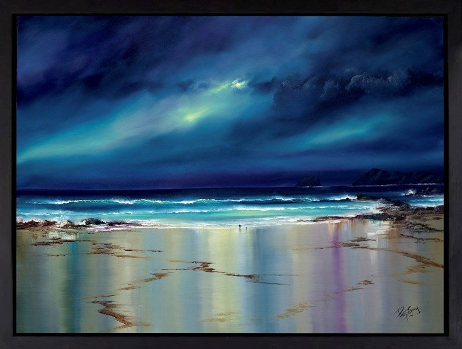 Midnight Blue Mood (Framed)